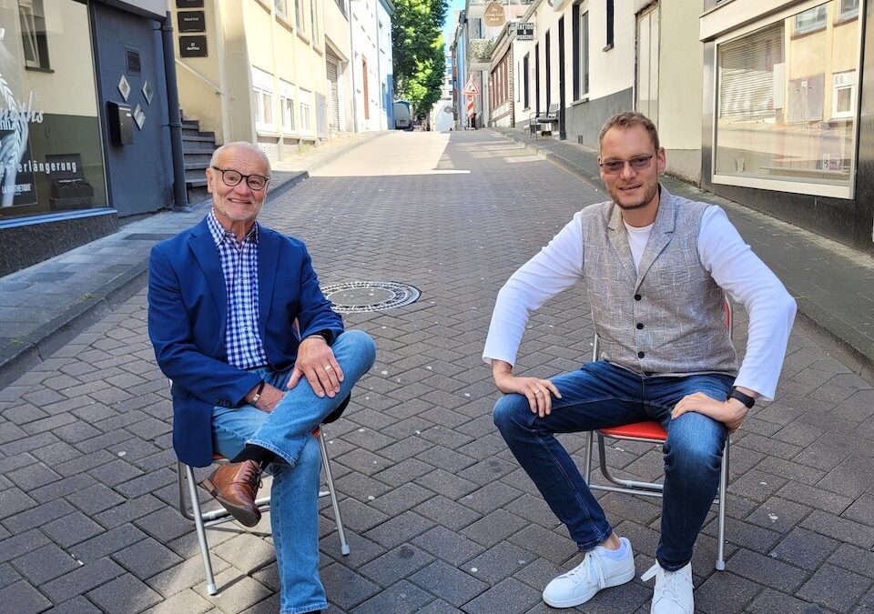 Naumann und Blank setzen sich für mehr Sicherheit in der Schanzenpforte ein.